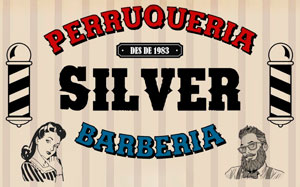 PERRUQUERIA BARBERIA SILVER PALAFRUGELL Logo